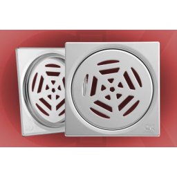 Podna rešetka 150x150 / fi 130mm inox 1.5 model 1 ( 23990 )