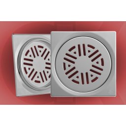 Podna rešetka 150x150 / fi 130mm inox 1.2 model 2 ( 23981 )