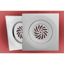 Podna rešetka 200x200/ fi 130mm inox ( 5398 )