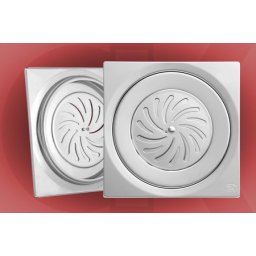 Podna rešetka 150x150/ fi 130mm crna ( 28800 )