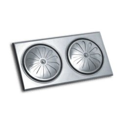 Ventilaciona rešetka 150x290mm inox ( 7277 )