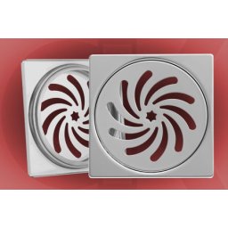 Podna rešetka 120x120/ fi 95mm inox ( 10030 )