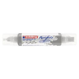 Edding akrilni marker E-5400 double-liner sa dva vrha srebrna ( 12MA54S )