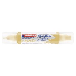 Edding akrilni marker E-5400 double-liner sa dva vrha nežno žuta ( 12MA54GA )