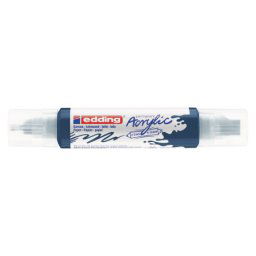 Edding akrilni marker E-5400 double-liner sa dva vrha tamno plava ( 12MA54EB )
