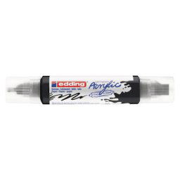 Edding akrilni marker E-5400 double-liner sa dva vrha crna ( 12MA54B )