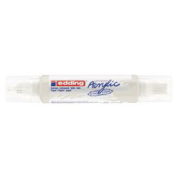 Edding akrilni marker E-5400 double-liner sa dva vrha bela ( 12MA54A )