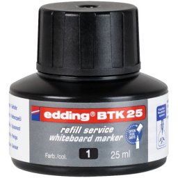 Edding refil za marker za belu tablu BTK 25, 25ml crna ( 09MM12B )