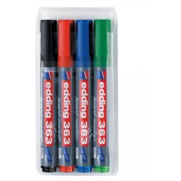 Edding marker za belu tablu 363 1-5mm, kosi vrh, set 1/4 sortirano ( 09M363Q )