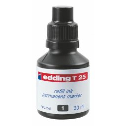 Edding refil za markere E-T25, 30ml crna ( 08MM09B )