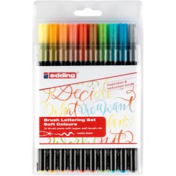 Edding brush flomasteri E-1340, 1-3 mm, set 1/10 sortirano ( 08L1340Q10 )