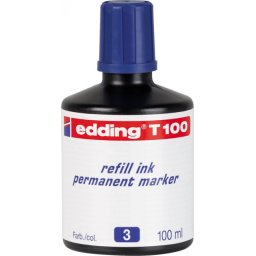 Edding permanent mastilo T-100, 100ml plava ( 08MM10E )