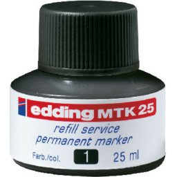 Edding refil za permanent markere E-MTK 25, 25ml crna ( 08MM01B )