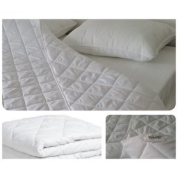 Štep deka glat 140x200cm Bela ( VLK000556 )