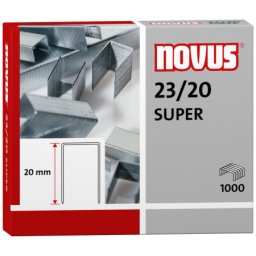 Novus klamerice 23/20 super, 1/1000, 170 listova ( 05KMN2320 )