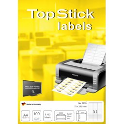Herma etikete topstick 70X16,9 A4/51 1/100 ( 02H8779 )