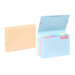 Viquel expanding organizer sa 6 pregrada i gumicom Rainbow pastel sortirano ( 04CK30 )