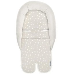 KikkaBoo podloga za autosedište od memorijske pene Dots beige ( KKB12112 )