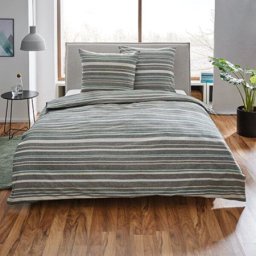 Jorganska navlaka + 2 jastučnice flanel grey double ( VLK000255-grey )