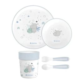 KikkaBoo set posuđa 4 dela Savanna Blue ( KKB40139 )