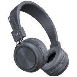 Hoco bežične stereo slušalice, Bluetooth, 12h rada, mikrofon - W25 Promise Sive