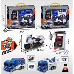 Policijski set - kamion i motor ( 021806 )