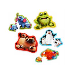 Puzzle 5u1 životinje 59158 ( 39158 )