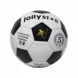 Pirox lopta fudbal Jollystar EURO crnobela ( 495698 )