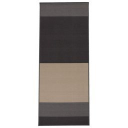 Tepih 80x200 cm siva/bež