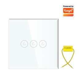 Wi-Fi smart prekidač svetla bez N provodnika 3x10A ( WFPS-G03/WH )