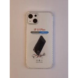iPhone 15+ transparent maska sa ojačanim ivicama ( 96112 )