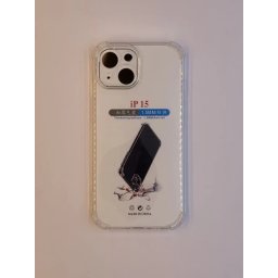 iPhone 15 transparent maska sa ojačanim ivicama ( 96111 )