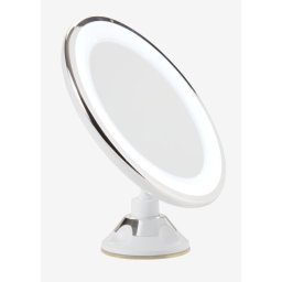 Ogledalo sa LED fi 20xV22 cm bela