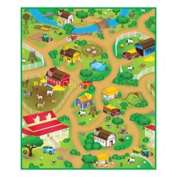 Rollmatz Podloga za igranje Farma 100 x 120cm ( SW10158 )