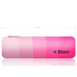 Starr pernica silikonska 20 x ?6cm okrugla, roze / tirkiz *ak ( 77172 )