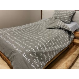 Posteljina 135x240cm Letter ( VLK000261-letter )