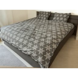 Posteljina Pahulja siva 200x220 ( VLK000411-pahuljasiva )