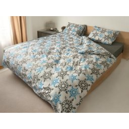 Posteljina Plave pahulje Viktorija 200x220cm ( VLK000411-plavepahulje )