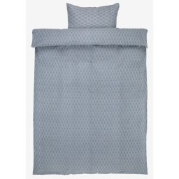Set flanelske posteljine 140x200 cm plava