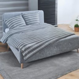 Jorganska navlaka + 2 jastučnice grey lines FLANEL DOUBLE ( VLK000255-greylines )