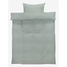Set flanelske posteljine 140x200 cm pepeljasto zelena