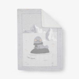 Kikka Boo Super soft sherpa baby ćebence 80x110 Seally Me ( KKB22157 )