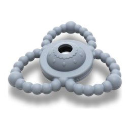 Lorelli silikonska glodalica/zvecka za bebe - natural grey ( 10210840003 )