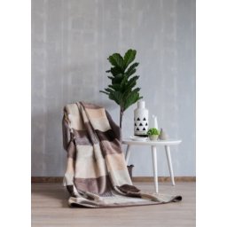 Dekordom ćebe eco blanket 150x200 - 18108-a squares cream ( 021546 )
