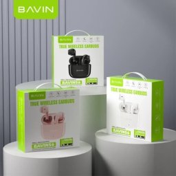 Bavin slušalice wireless earbuds crna ( 90205 )
