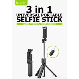 Bavin wireless selfi tripod štap crna ( 90408 )