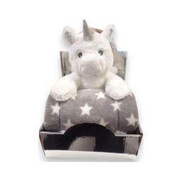 Bbo b230135 set igračka + ćebence – unicorn ( B230135-4 )
