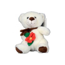 Dizi toys plisana igracka 20cm meda sa cvetom, 0+ ( 511.MQT19023-MED-C-20 )