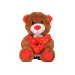 Dizi toys plisana igracka 20cm meda sa srcem, 0+ ( 511.MQT11512-MED-SR-20 )