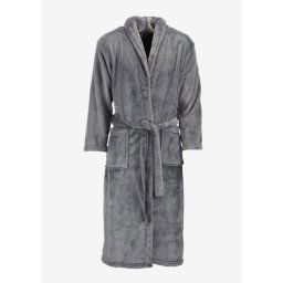 Bade mantil mikro L/XL tamno siva